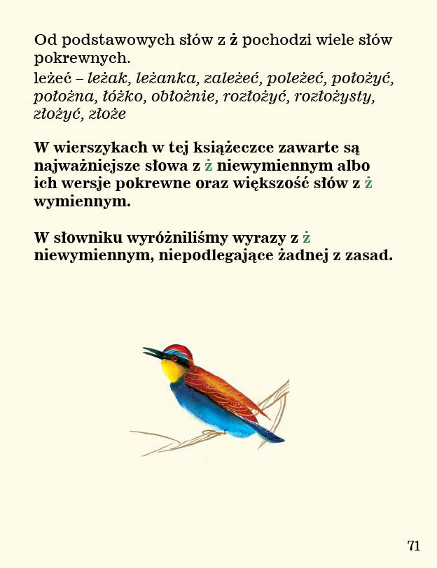 Ortografia w wierszykach Ż