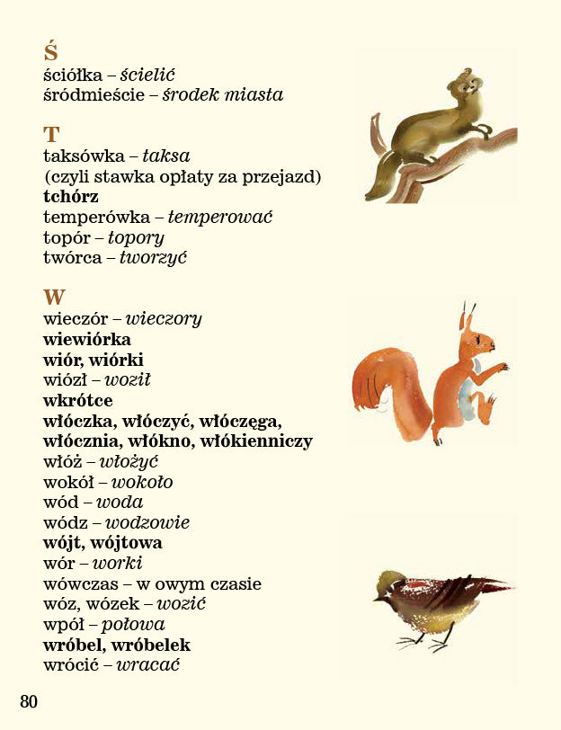 Ortografia w wierszykach Ó
