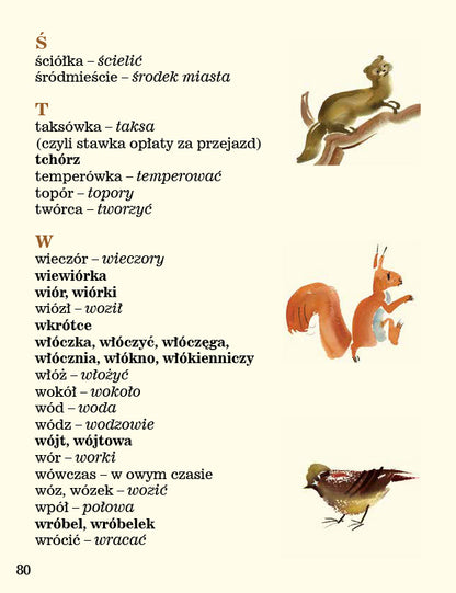 Ortografia w wierszykach Ó