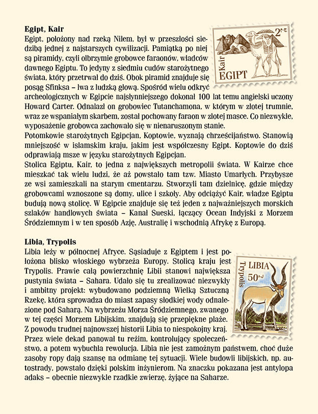 Stolice świata w wierszykach Afryka Ameryka