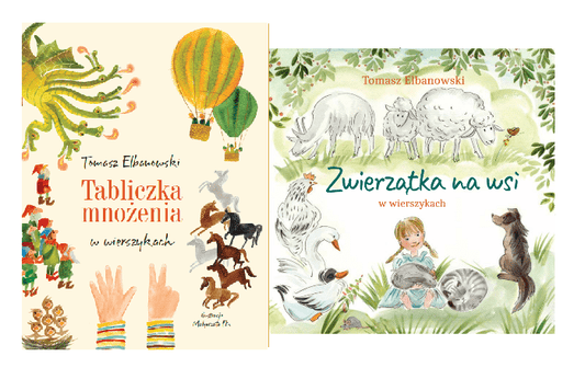 Zestaw Mini dla Rodzeństwa - Tabliczka i Zwierzątka