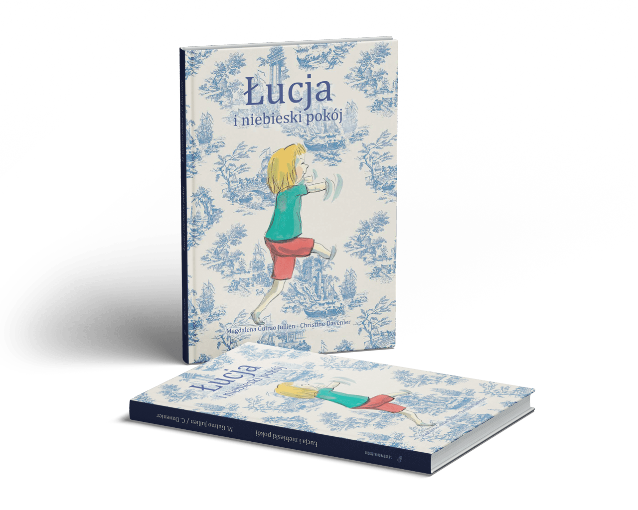 Łucja i niebieski pokój - mockup